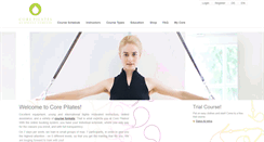 Desktop Screenshot of corepilates.de