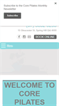 Mobile Screenshot of corepilates.com.au